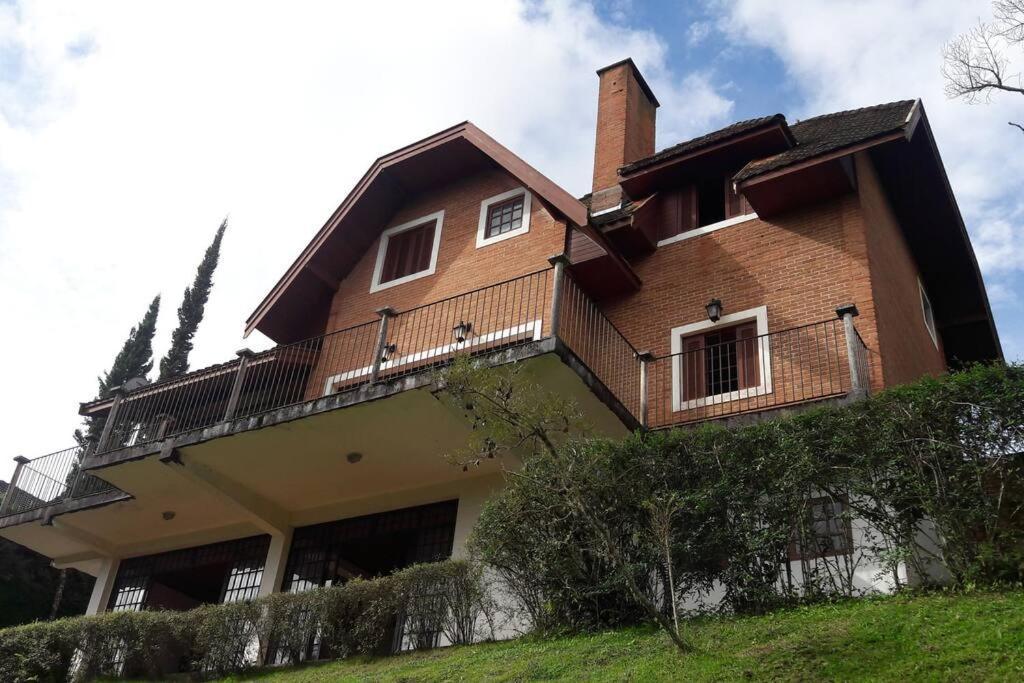 Casa E Vista Privilegiadas No Alto Do Capivari Campos do Jordão Esterno foto